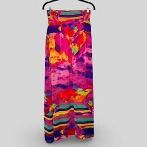 Bebe Colorful Maxi Skirt